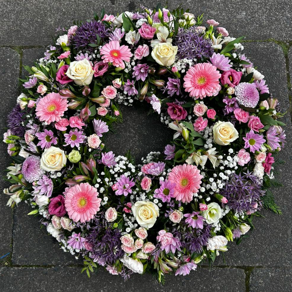 Pink Remembrance Wreath