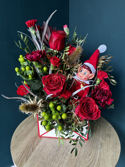 Naughty Marie - A fabulous arrangement for Christmas 2024

Naughty Marie features everyone’s favourite elf,
This compact arrangement is the perfect fun festive gift.